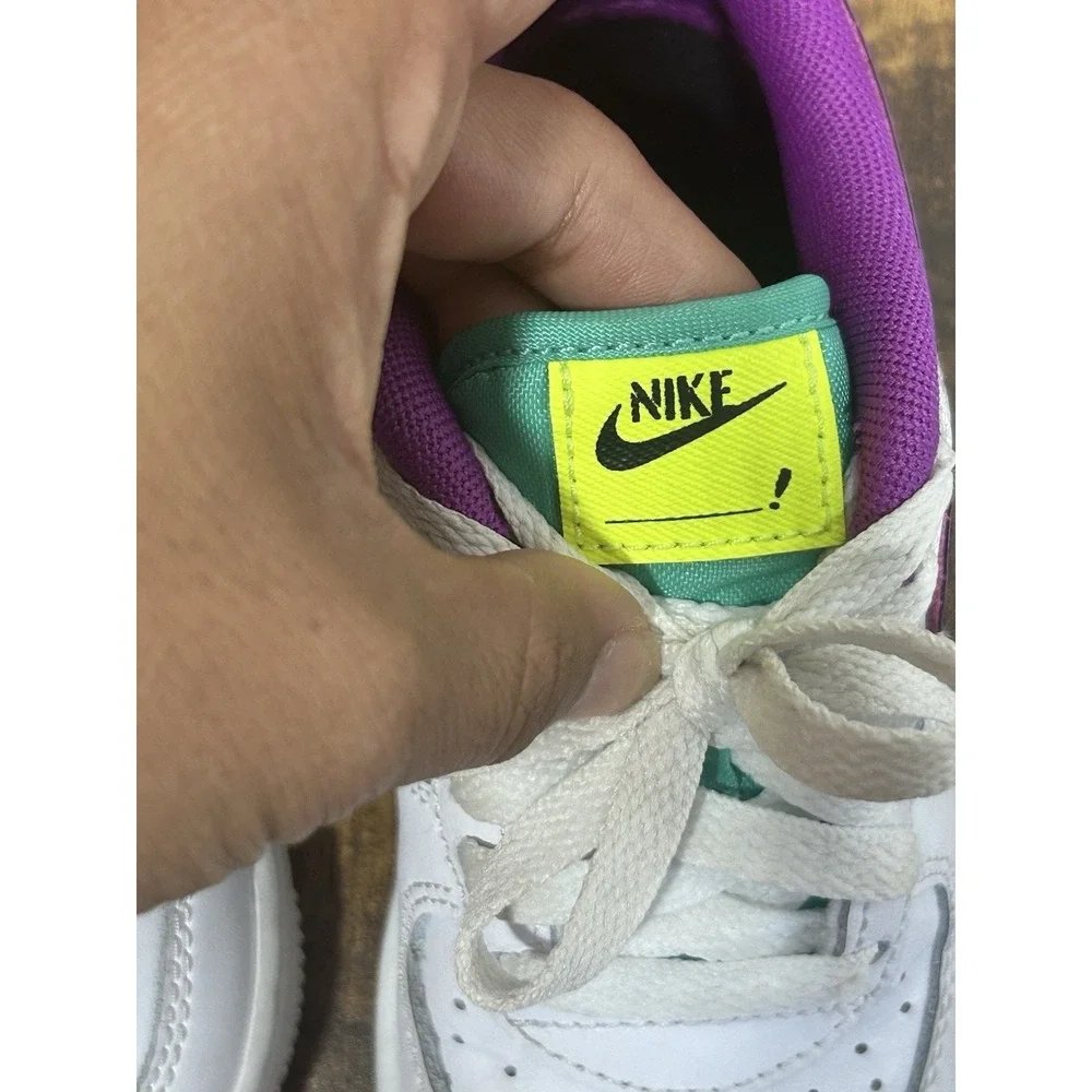 Nike AIR FORCE 1 LOW '07 LV8‎ GS Purple [DX3933-100] Size 11.5C Youth Toddler